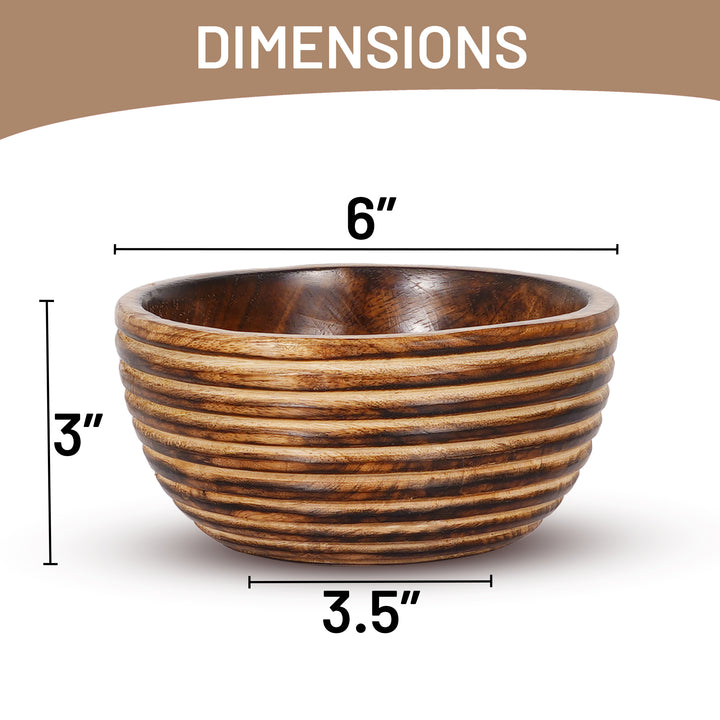 Darma Valley Mangowood Decorative Bowls