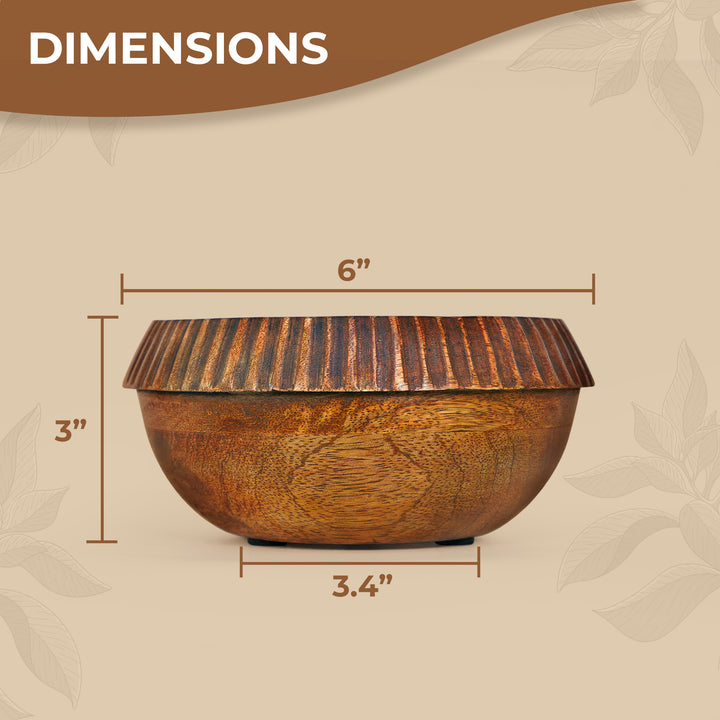 Neora Valley Mangowood Decorative Bowls