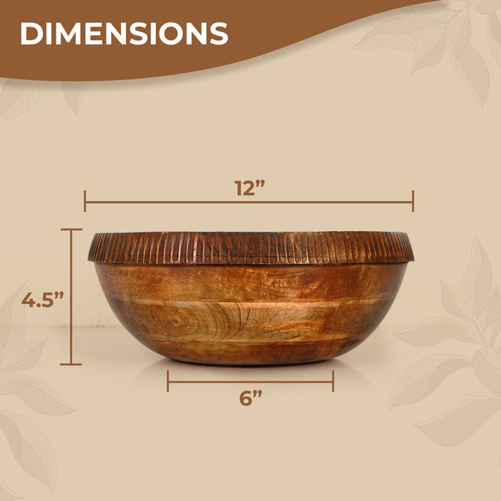 Neora Valley Mangowood Decorative Bowls