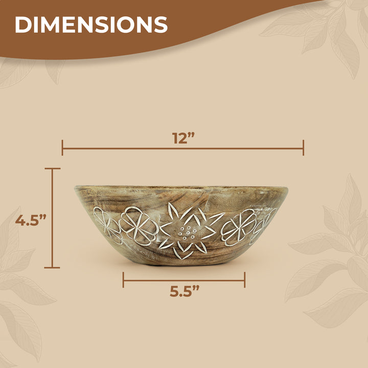 Suru Valley Mangowood Decorative Bowls