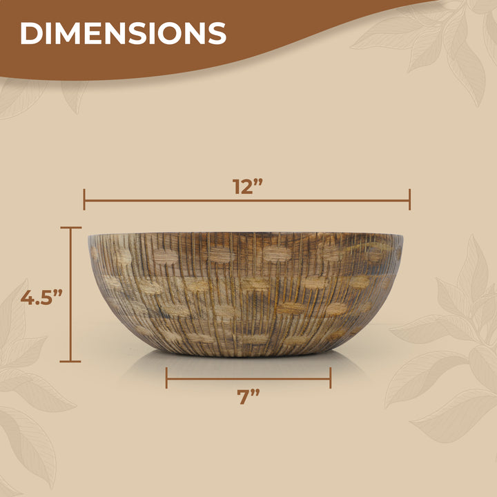 Zoji Valley Mangowood Decorative Bowls