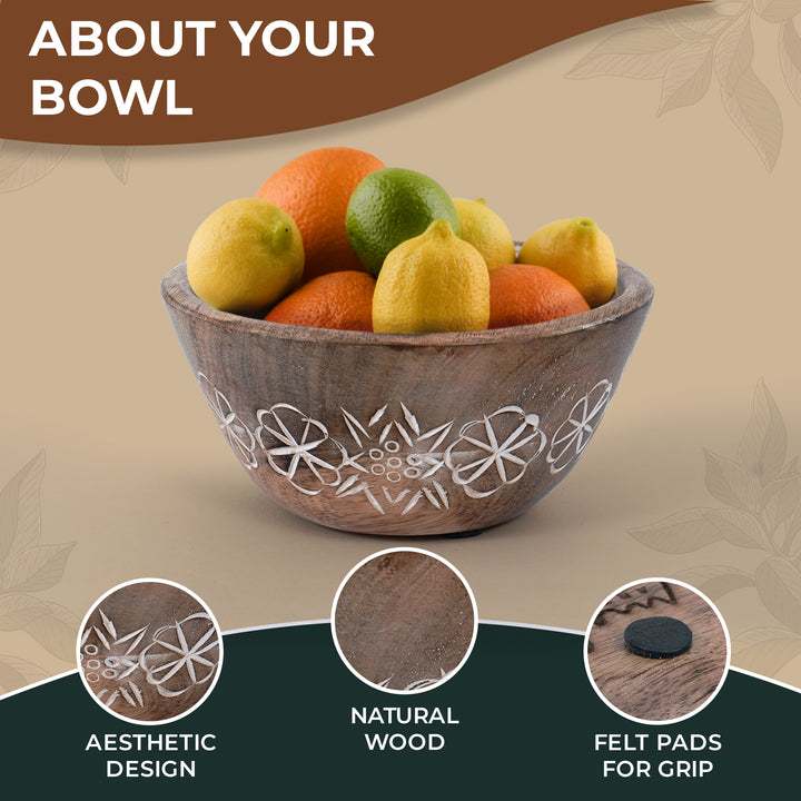 Suru Valley Mangowood Decorative Bowls