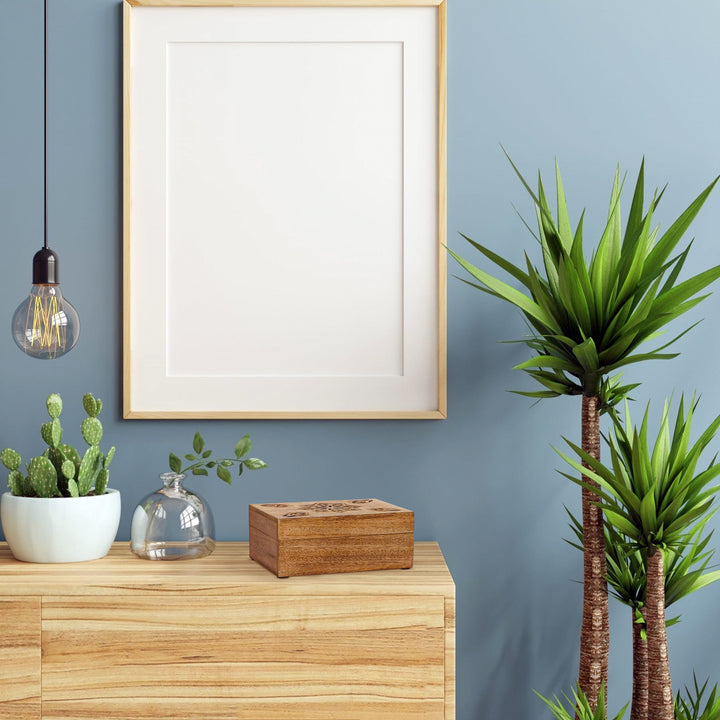 Serena Wooden Handmade Box in Light Burnt (Large)