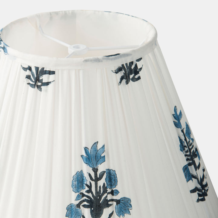 Azure Blossom Lamp Shade