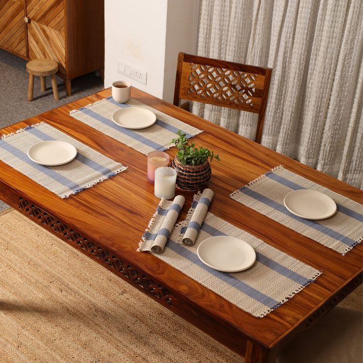 Eco-Friendly Grass Placemats Set of 6 (12'' x 18'')