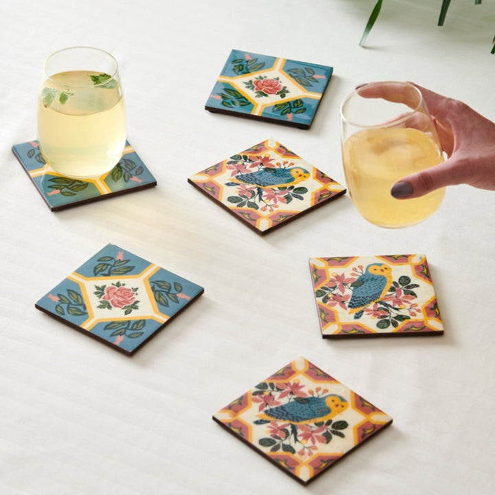Mela BOHO Peranakan Tales Coasters - Set of 6