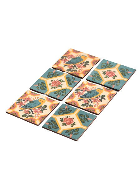 Mela BOHO Peranakan Tales Coasters - Set of 6
