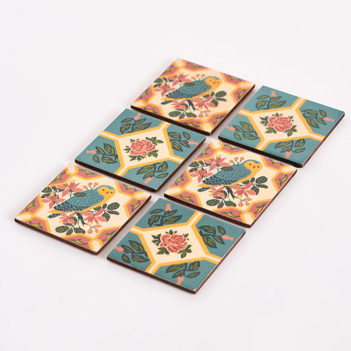 Mela BOHO Peranakan Tales Coasters - Set of 6