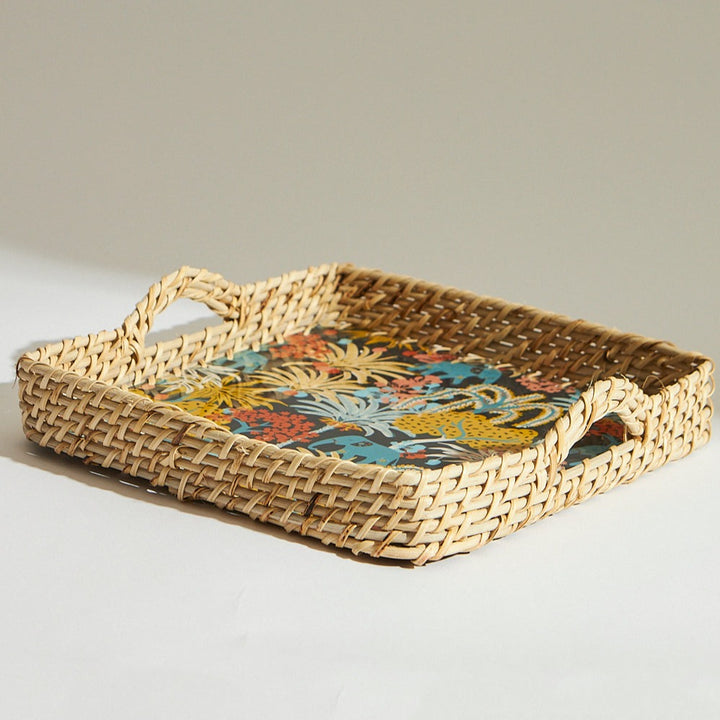Mela BOHO Jungle Drama Jute Tray