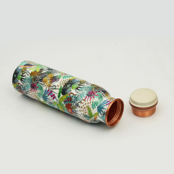 Rainforest Bloom Copper Water Bottle