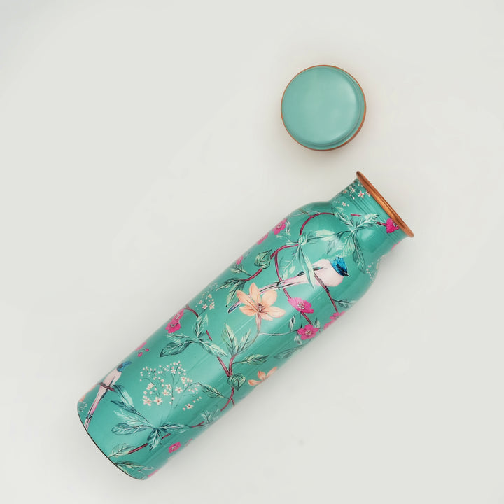 Aqua Flora Copper Water Bottle