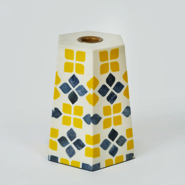 Marigold Mosaic Inlay Candleholder