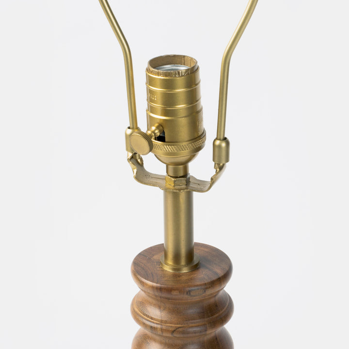 Turner Wooden Lamp Stand