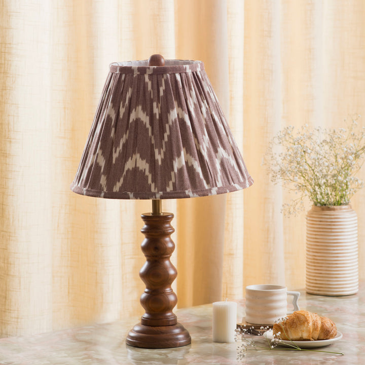 Turner Wooden Lamp Stand