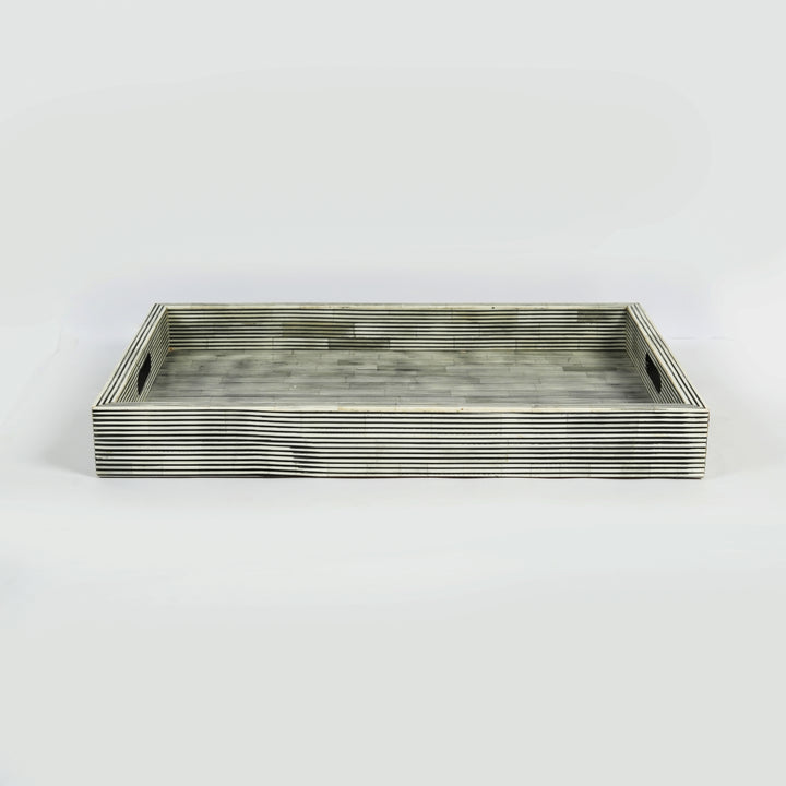 Pinstripe Inlay Medium Tray