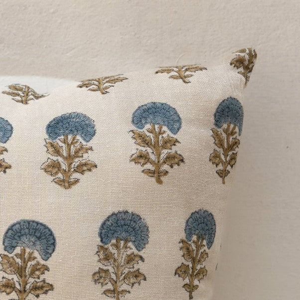 Buta Blockprint Pillow Cover