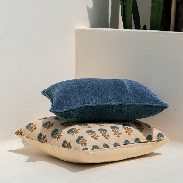 Buta Blockprint Pillow Cover