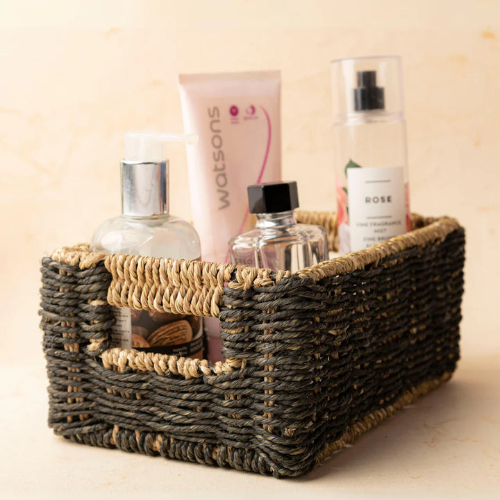 Towel Basket Black, Large