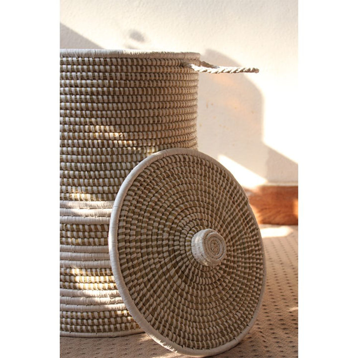 Laundry Basket in White