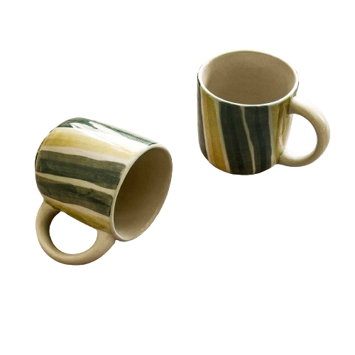 Olive Coffee Mug Set of 2