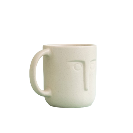 Moai Ceramic Coffee Mug Set