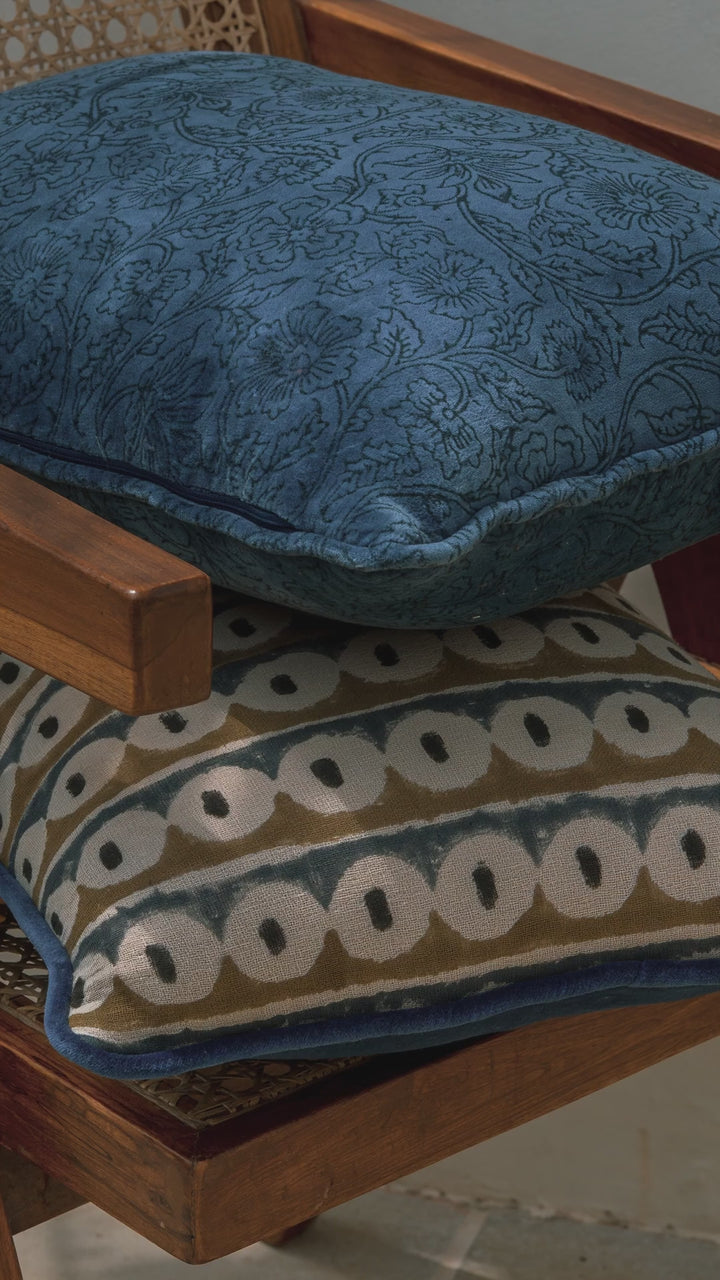 Nazar Blockprint Pillow Cover