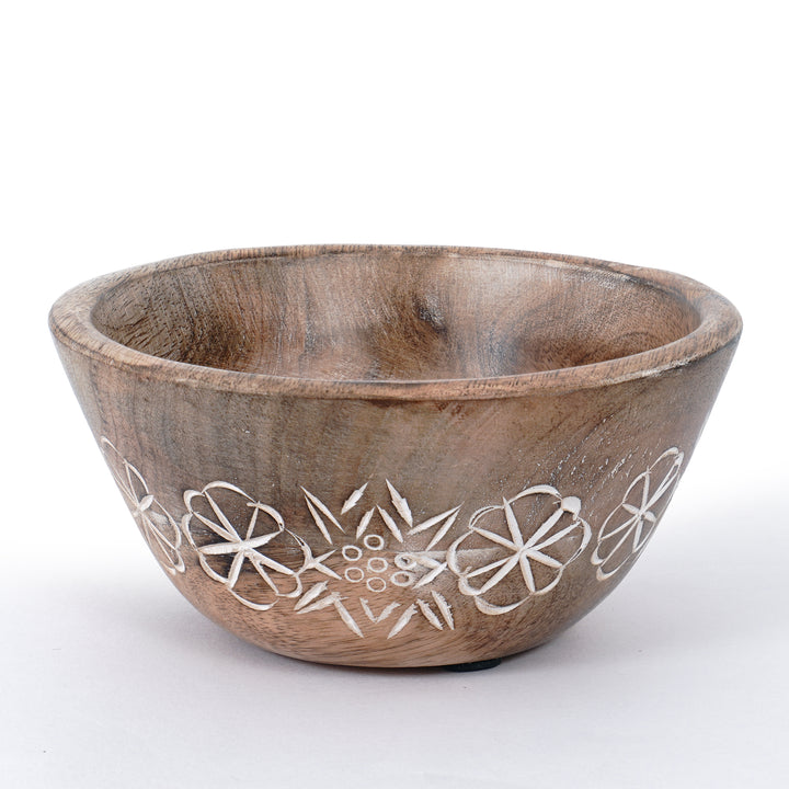 Suru Valley Mango Wood Bowl – Natural Brown