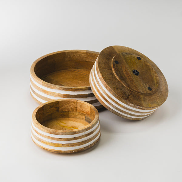Whitehaven Mangowood Nested Bowls