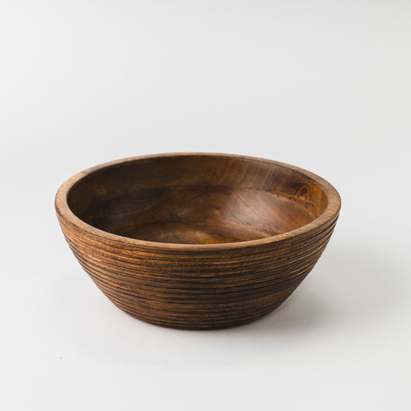 Cascade Handcarved Mangowood Nested Bowls