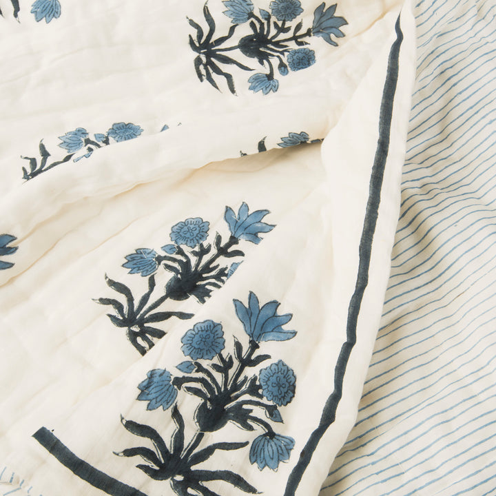 Azure Throw Blanket