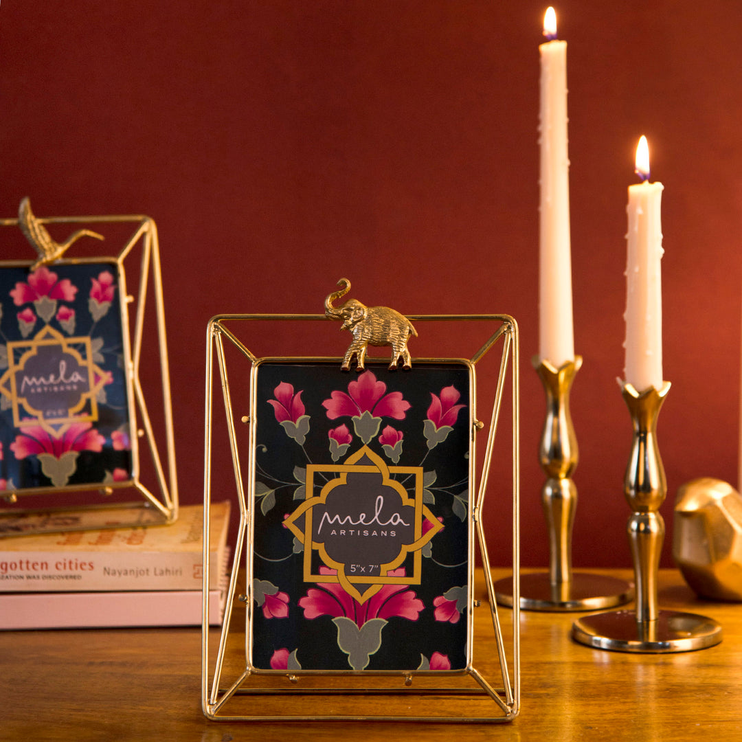 Gilded Elephant Frame – 5x7