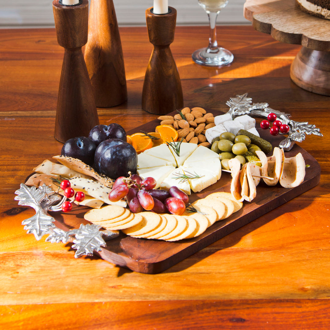 Silver Holly Platter