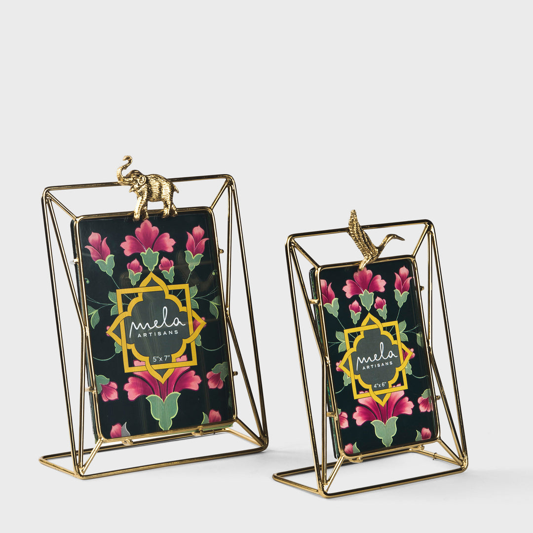 Gilded Elephant Frame – 5x7