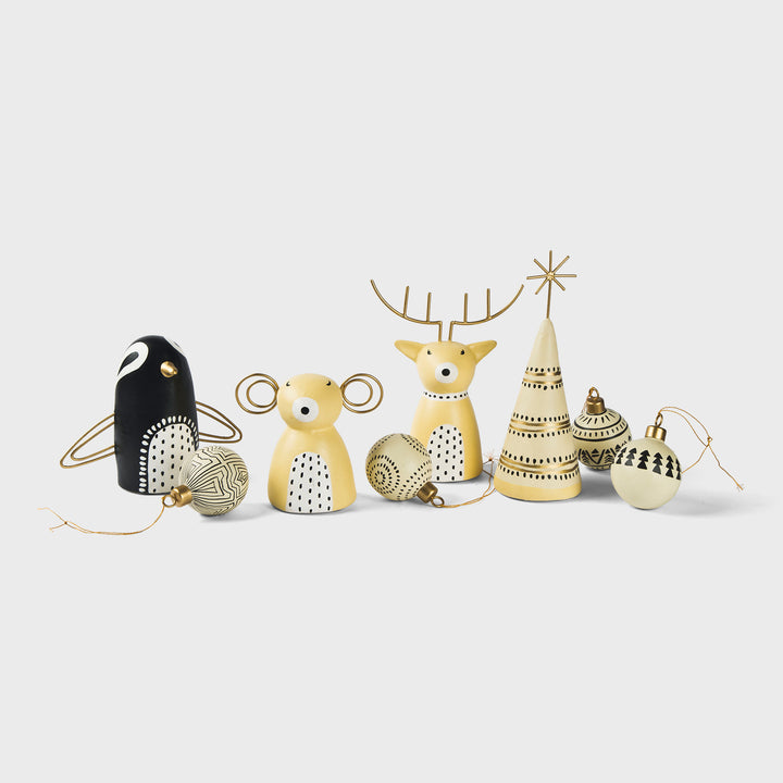 Star-Topped Christmas Tree Figurine