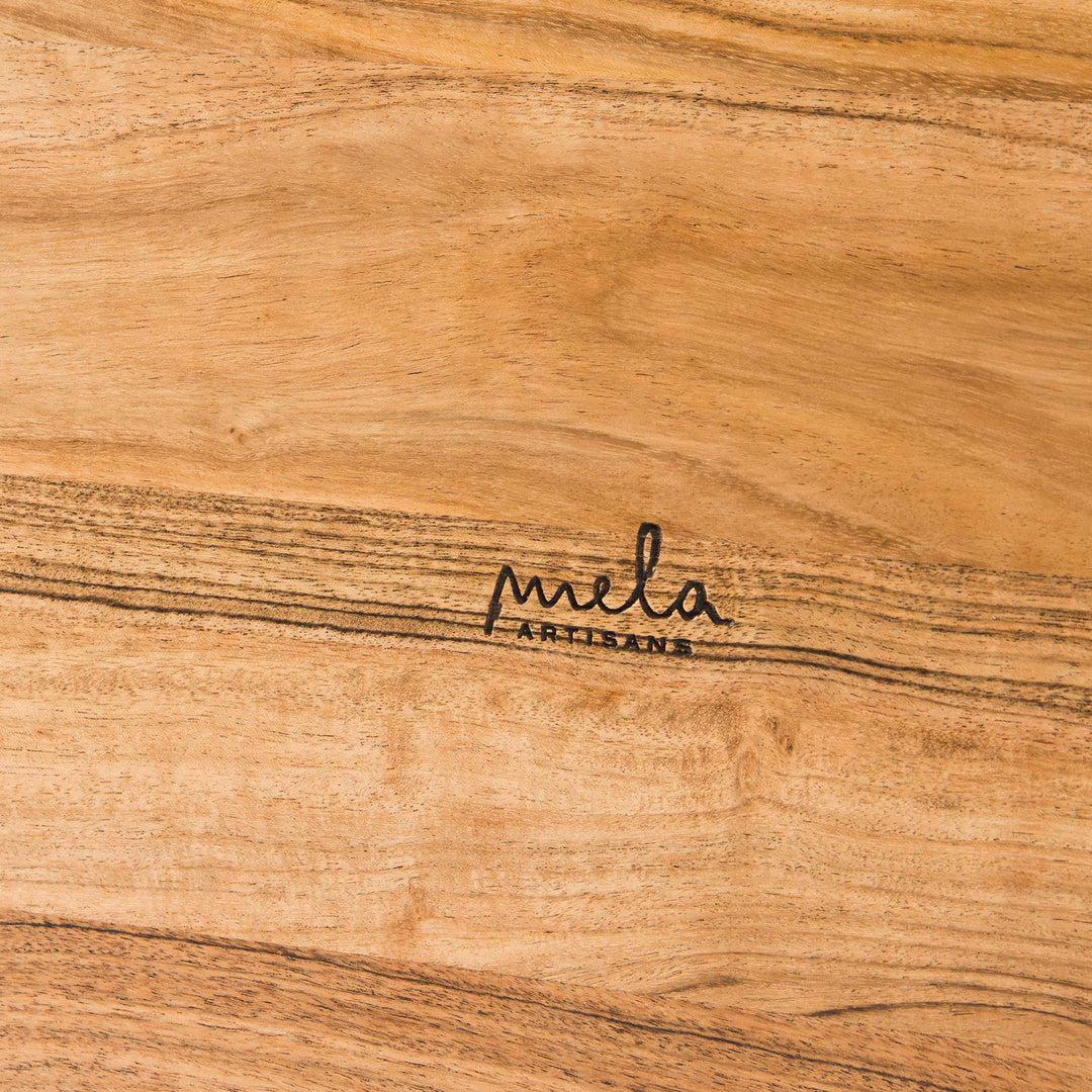 Natural Acacia Wood Large Serving Tray
