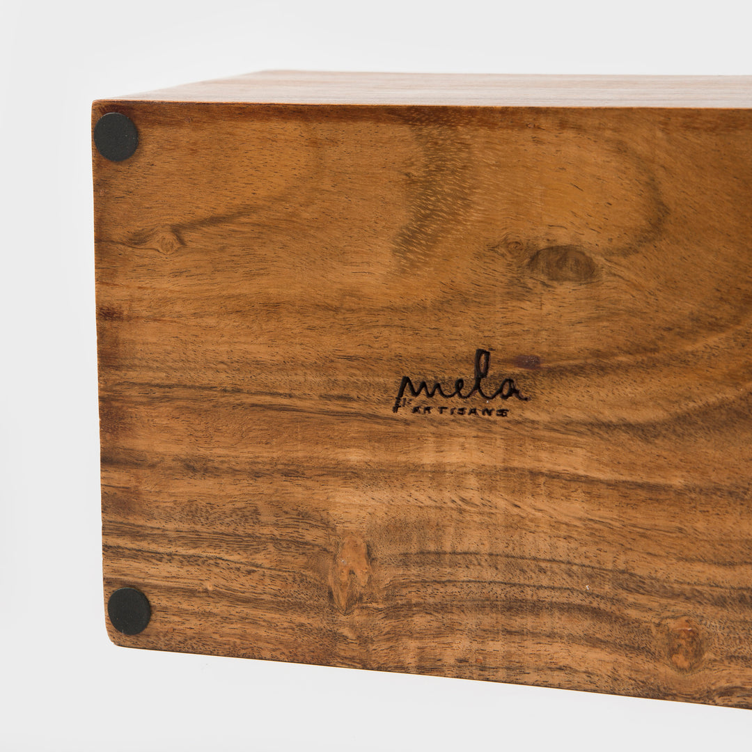 Acacia Wood Caddy Organizer