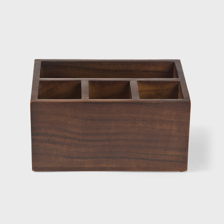 Acacia Wood Caddy Organizer