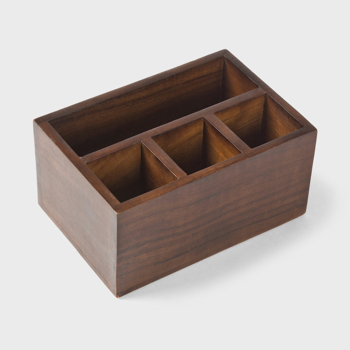 Acacia Wood Caddy Organizer