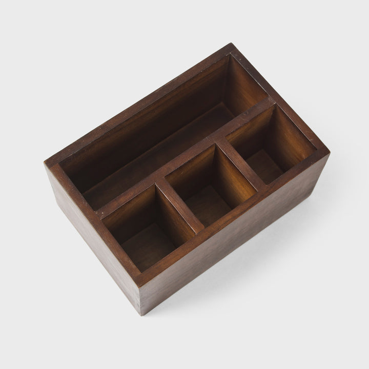 Acacia Wood Caddy Organizer