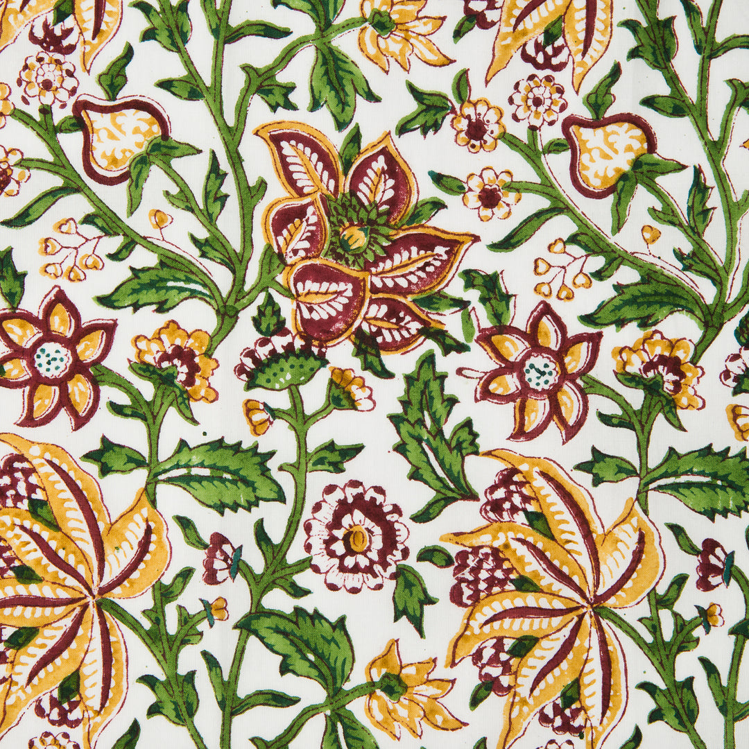 Florin Hand Block Printed Cotton Napkins Set of 4