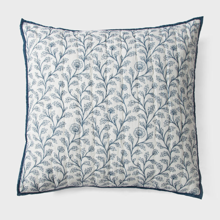 Mughal Floral Handprinted Cotton Sham Set of 2