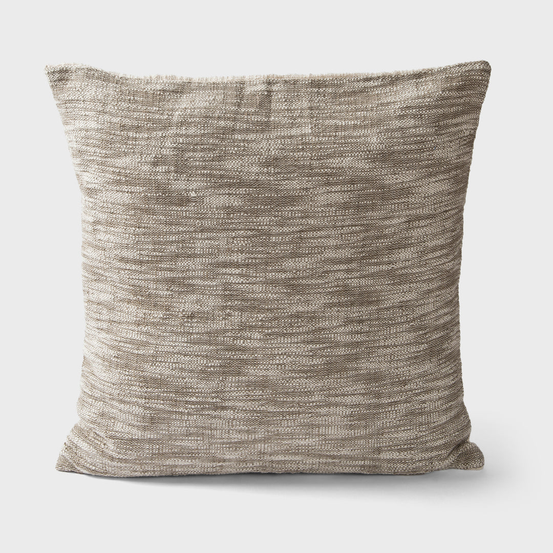 Set of two printed cotton euro sham covers in Earthy design