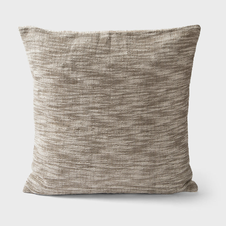 Set of two printed cotton euro sham covers in Earthy design