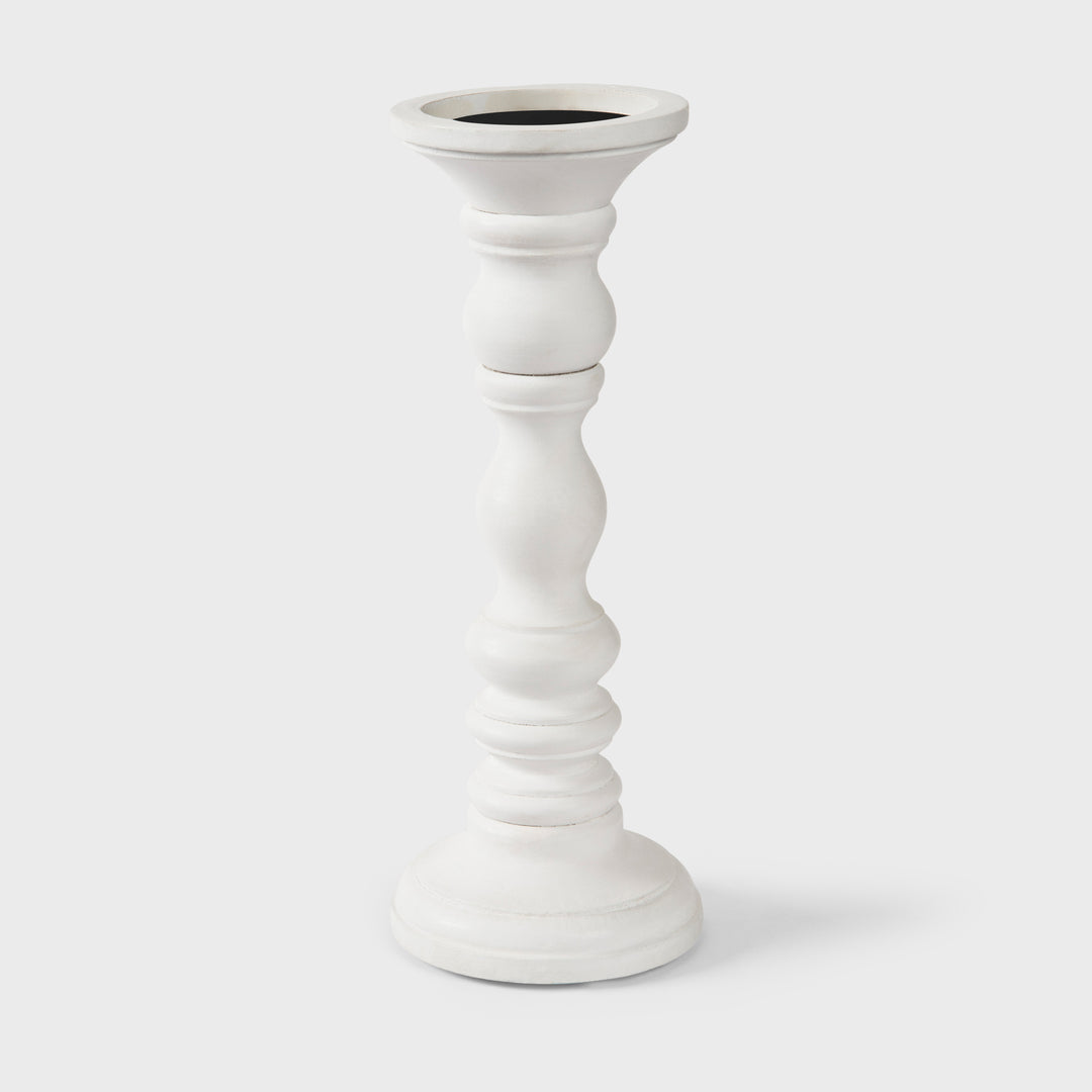Willow in Matte White Candle Holder Set of 3