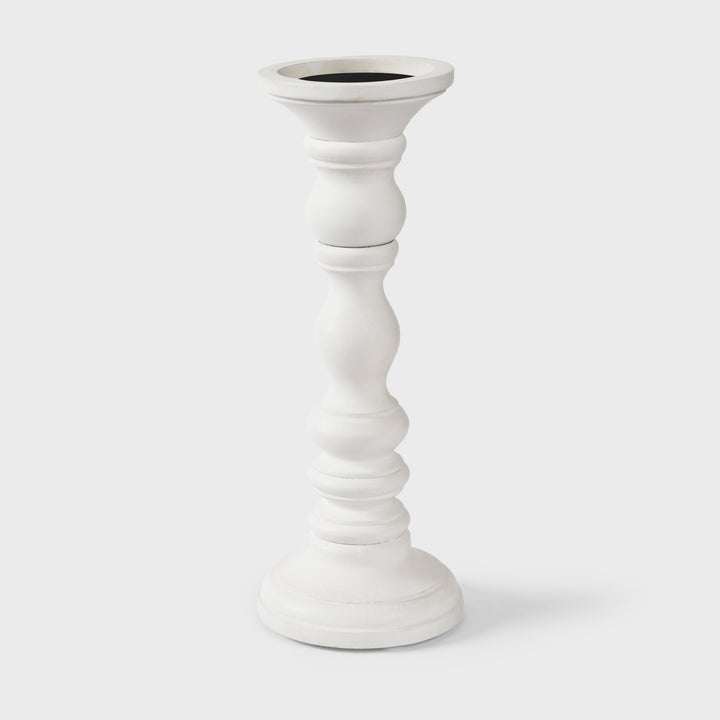 Willow in Matte White Candle Holder Set of 3