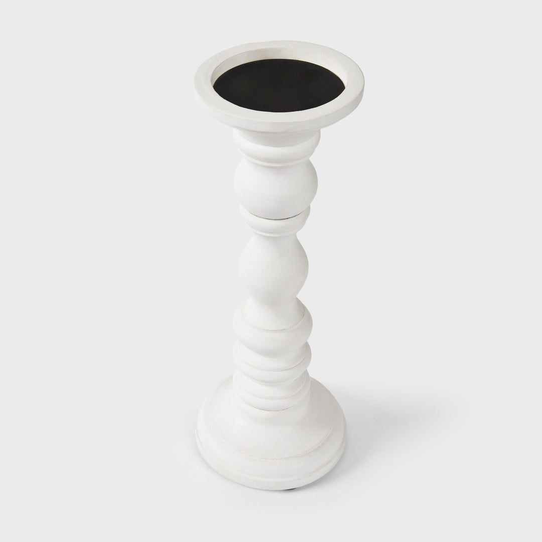 Willow in Matte White Candle Holder Set of 3