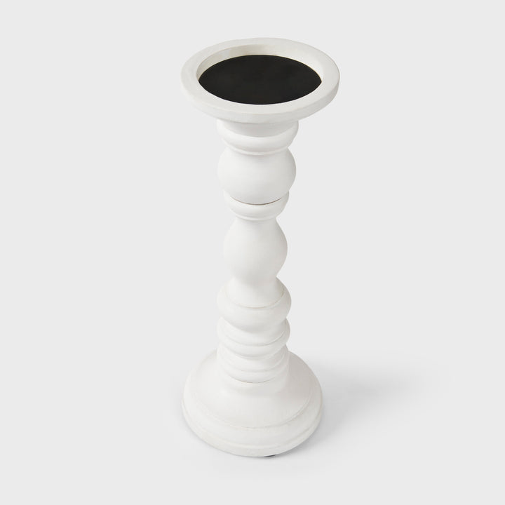 Willow in Matte White Candle Holder Set of 3