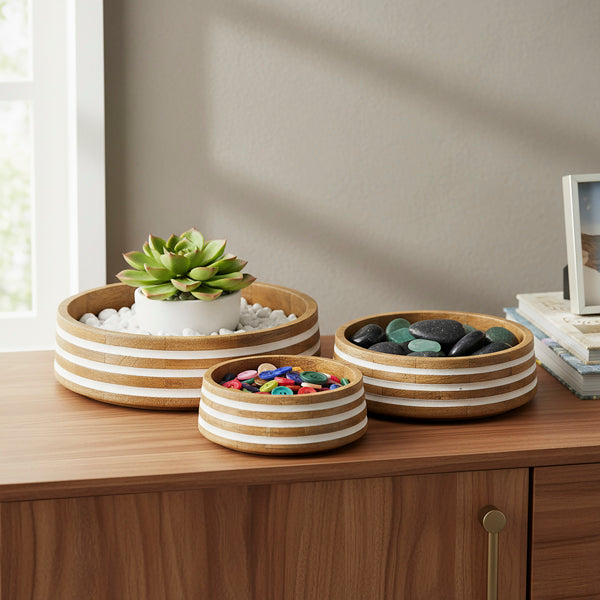 Whitehaven Mangowood Nested Bowls
