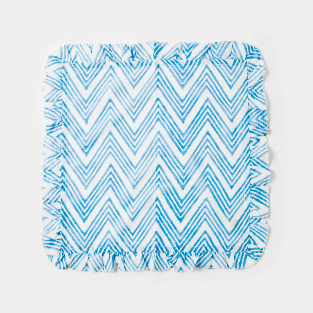 ZigZag Ruffled Napkin Set of 4