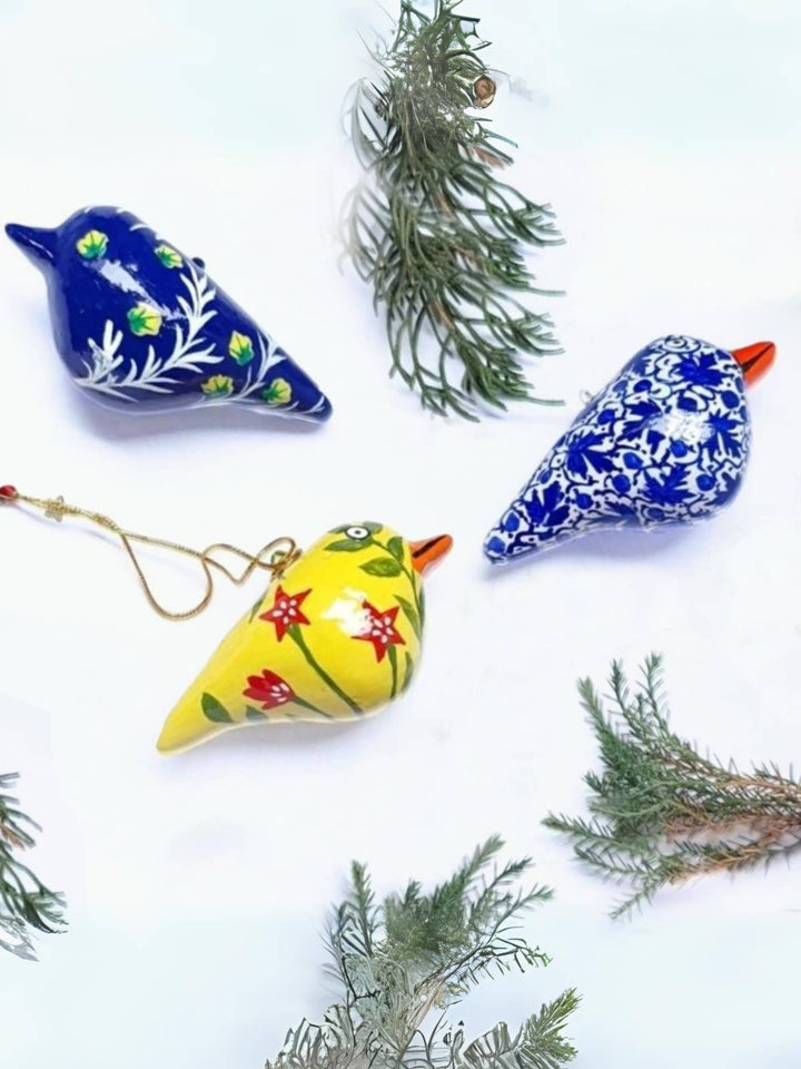 Christmas Tree Ornaments – Doves | Set of 3